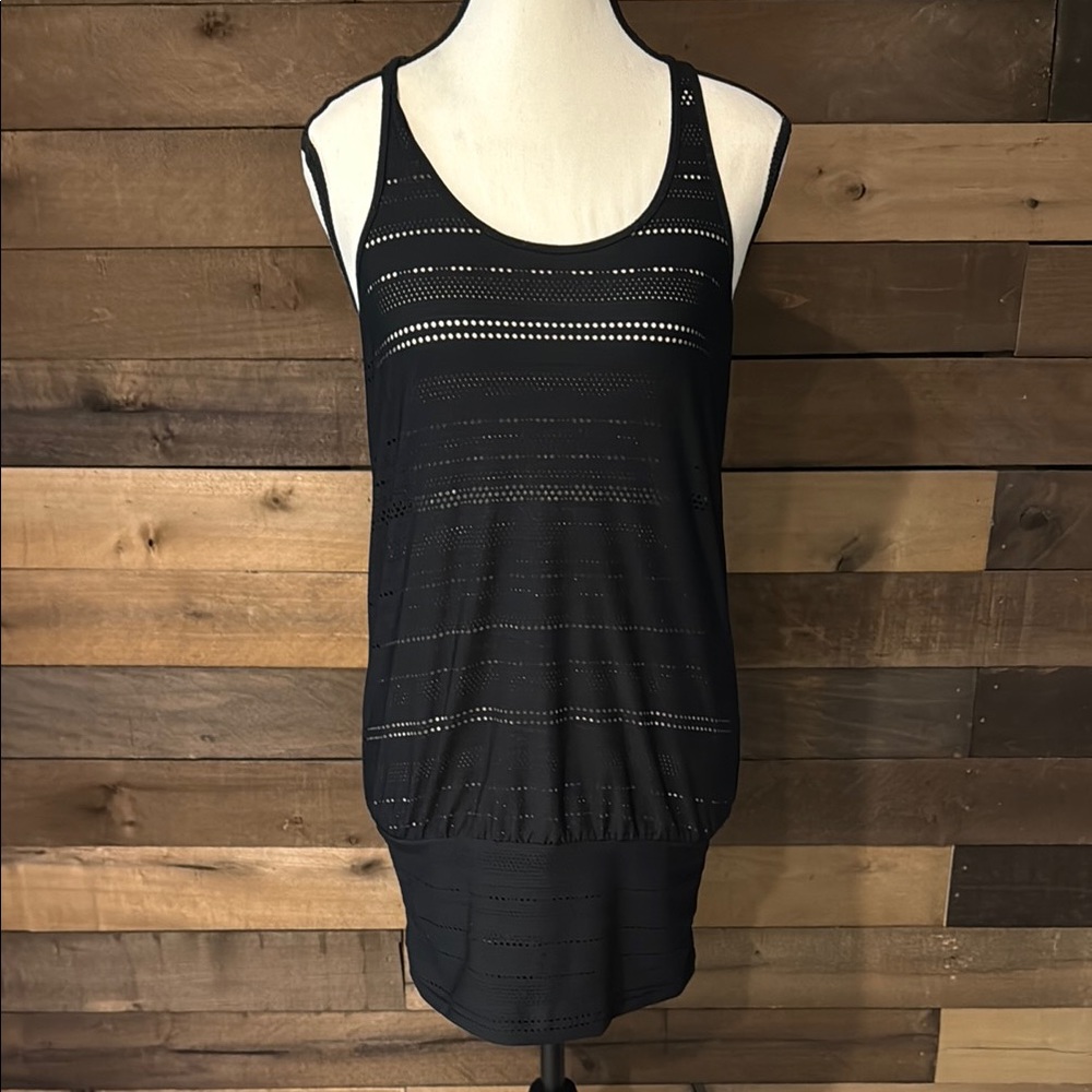 Prana Women's Black Ambrosia Tank With Tunic Length Size X Small